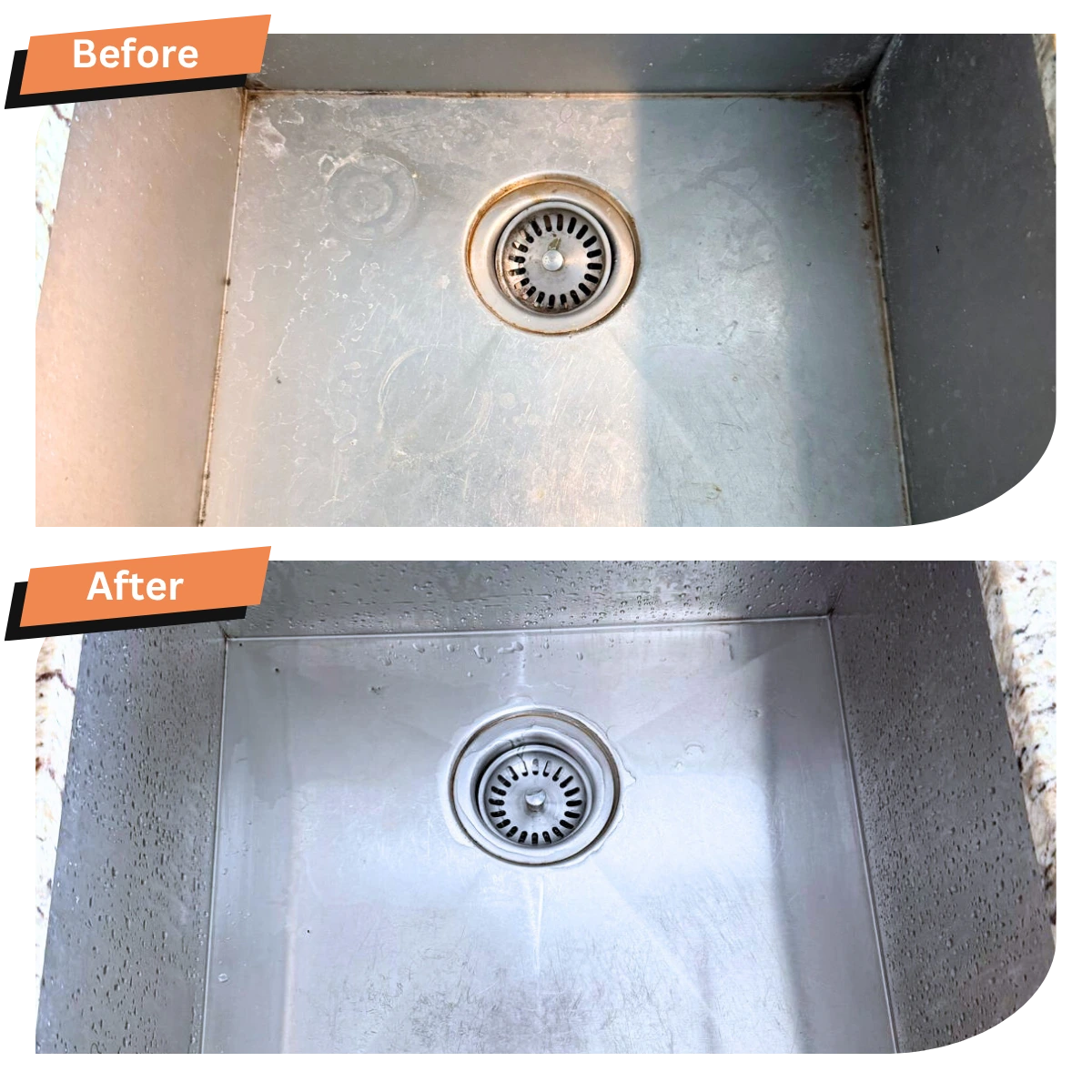 Kitchen Sink Deep Clean